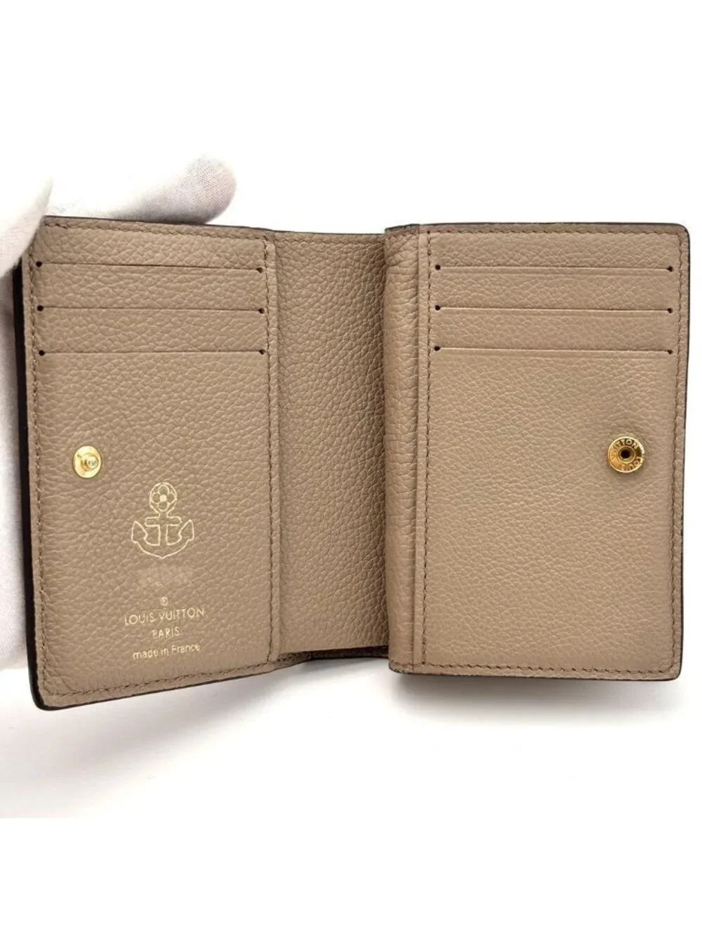 Louis Vuitton Wallet Portefeuille Clair Bicolor Tourterelle